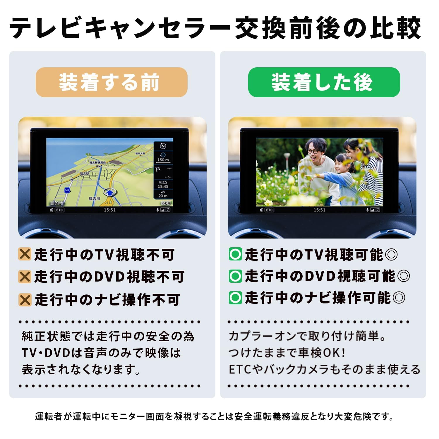 Amazon.co.jp: TVキャンセラー NMBN-Z75DS (N265) 10インチ ダイハツ用